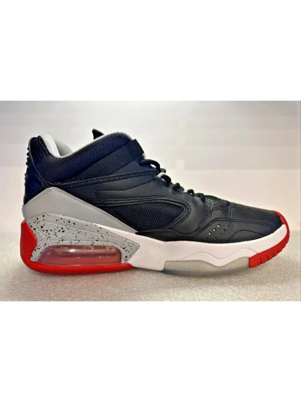 Nike Air Jordan Point Lane Black Cement Shoes Sneakers Men's Size 10.5 Excellent
